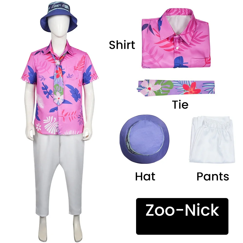 Party Games Kids - Kostium cosplay Nicka Wilde'a z filmu