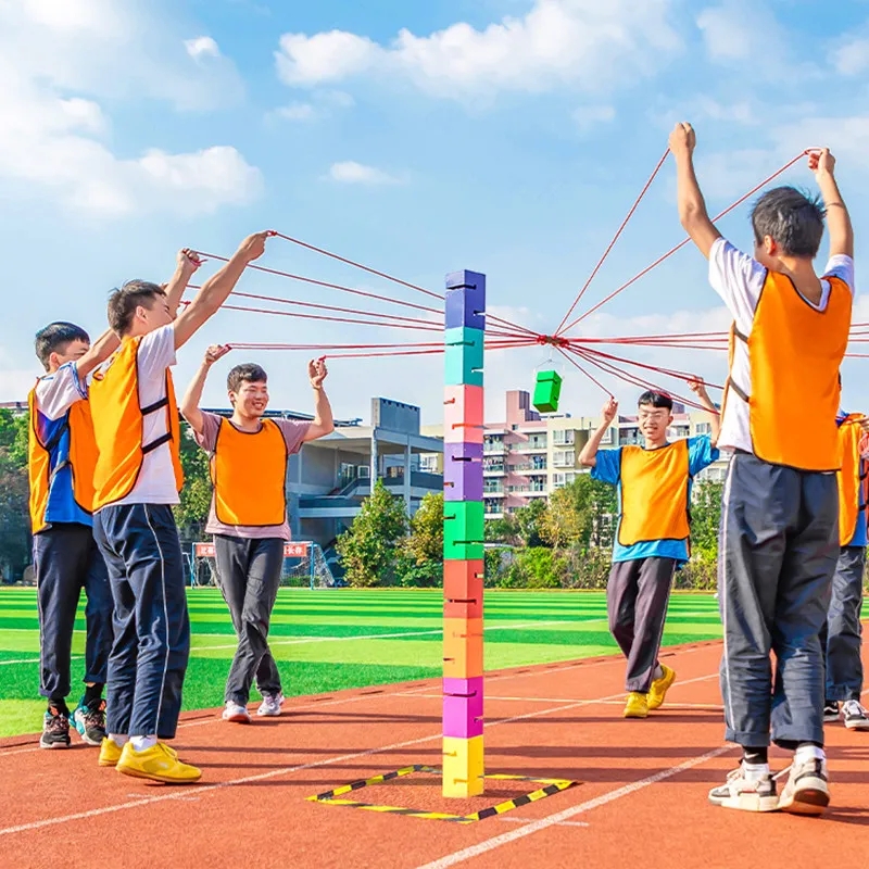 Party Games No Equipment - Gry zespołowe Budowanie wież Zabawki sportowe