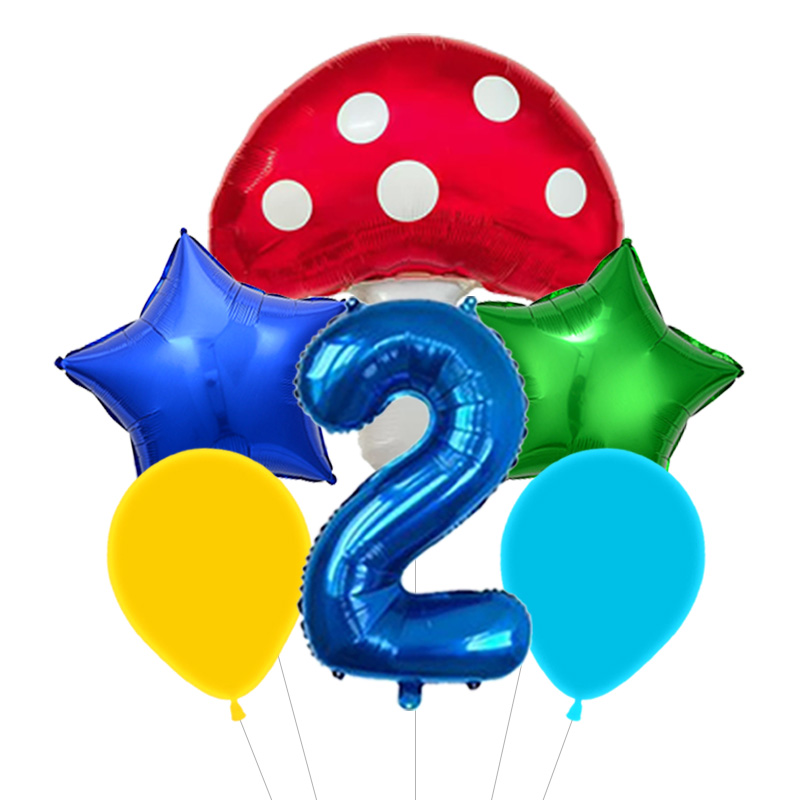 Zestaw balonów w stylu retro,  – Party Games Mario recenzja i cena