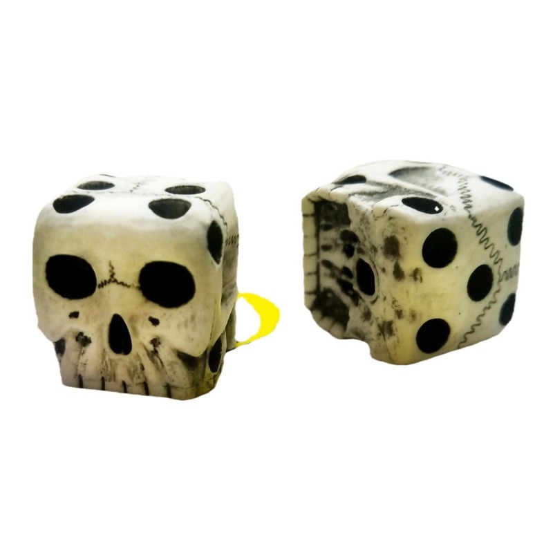 Halloween biała czaszka żywica – Party Games No Equipment recenzja i cena