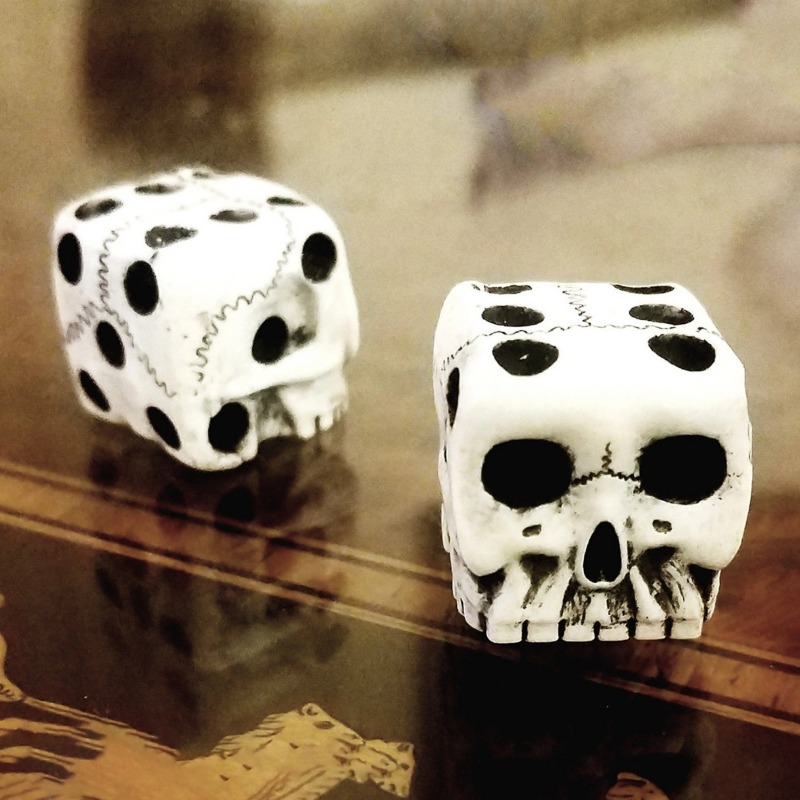 Halloween biała czaszka żywica – Party Games No Equipment recenzja i cena